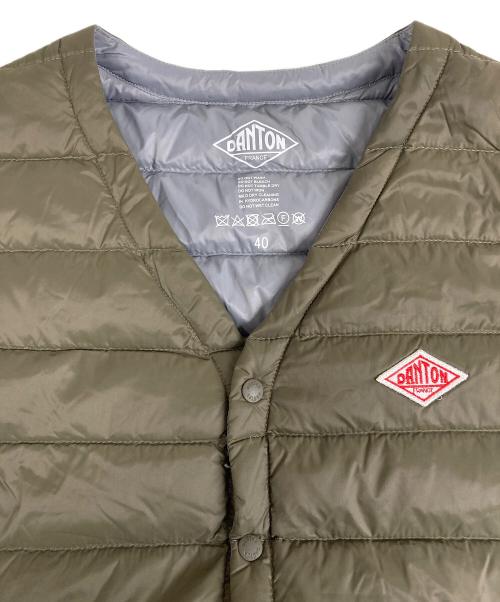 DANTON（ダントン）DANTON (ダントン) インナーダウンベスト オリーブ サイズ:40の古着・服飾アイテム