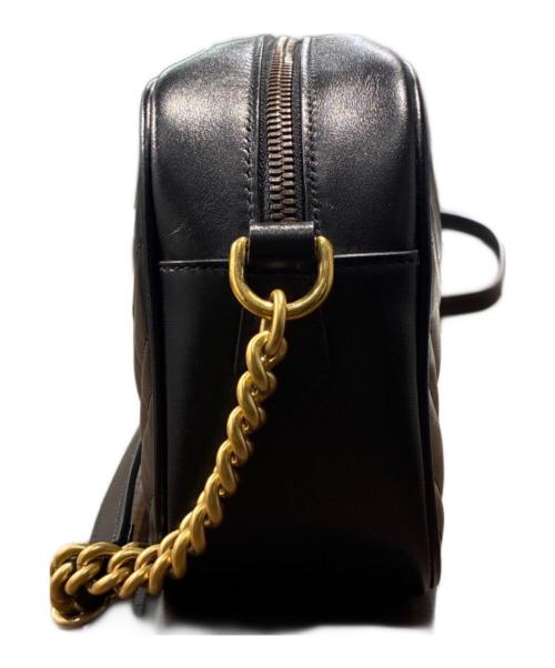 GUCCI（グッチ）GUCCI (グッチ) ショルダーバッグ/チェーン/レザー/447632 ブラック サイズ:-の古着・服飾アイテム