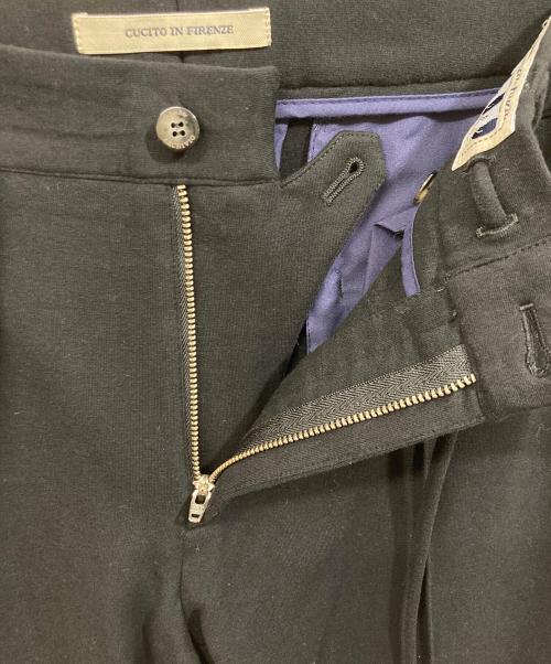 giab's ARCHIVIO（ジャブス アルキヴィオ）giab's ARCHIVIO (ジャブス アルキヴィオ) MASACCIO/M1 リラックスパンツ ブラック サイズ:SIZE 48の古着・服飾アイテム