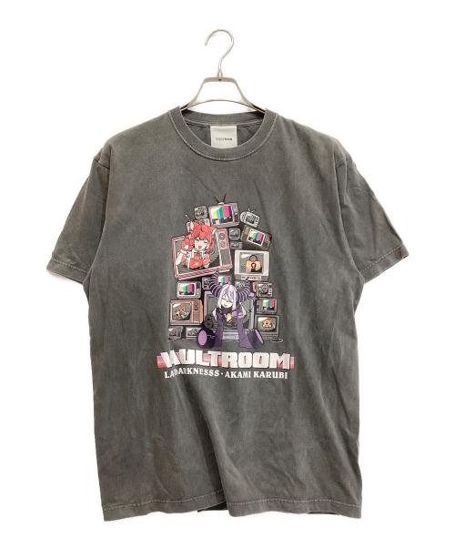 VAULTROOM（ボルトルーム）VAULTROOM (ボルトルーム) VR × LAPKARU TEE チャコールグレー サイズ:Ｌの古着・服飾アイテム