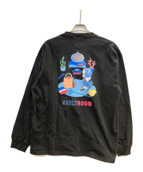 VAULTROOM（ボルトルーム）VAULTROOM (ボルトルーム) VR × GAWR GURA L/S TEE ブラック サイズ:Ⅼの古着・服飾アイテム