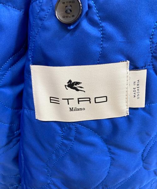 ETRO（エトロ）ETRO (エトロ) ジャガードフーデッドジャケット ブラック×グレー サイズ:Lの古着・服飾アイテム