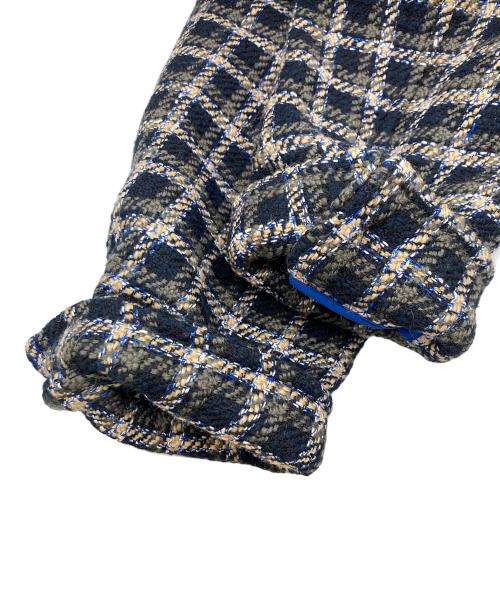 ETRO（エトロ）ETRO (エトロ) ジャガードフーデッドジャケット ブラック×グレー サイズ:Lの古着・服飾アイテム