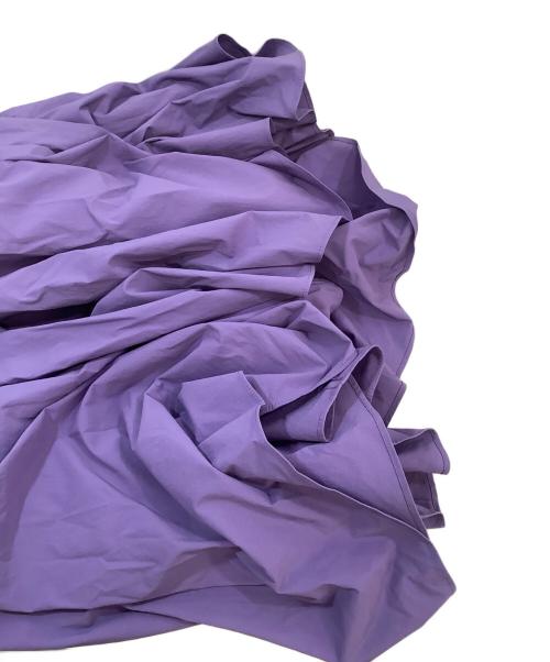 allureville（アルアバイル）allureville (アルアバイル) バイヤス切替ギャザースカート パープル サイズ:1の古着・服飾アイテム