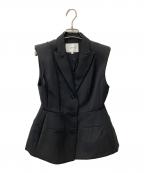 CADUNEカデュネ）の古着「ウェストマークジレ」｜ブラック