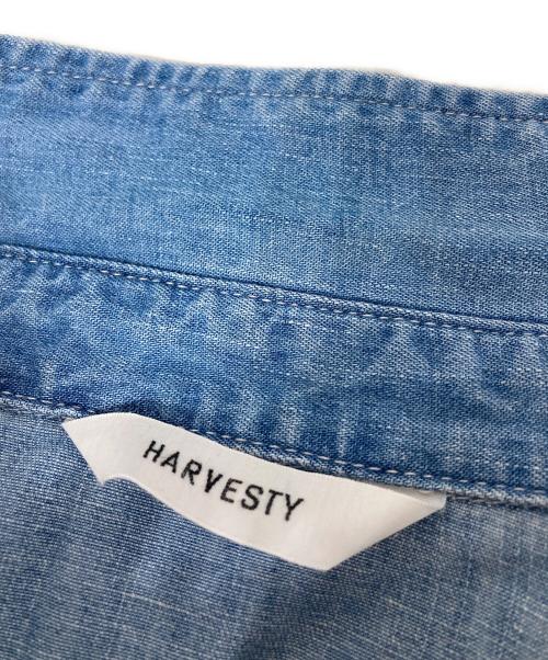 HARVESTY（ハーベスティー）HARVESTY (ハーベスティー) DENIM WORK SHIRT DRESS/デニムシャツワンピース インディゴ サイズ:2の古着・服飾アイテム