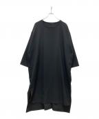 mizuiro-indミズイロインド）の古着「クルーネックロングワンピース」｜ブラック