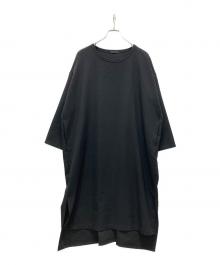 mizuiro-ind（ミズイロインド）の古着「クルーネックロングワンピース」｜ブラック