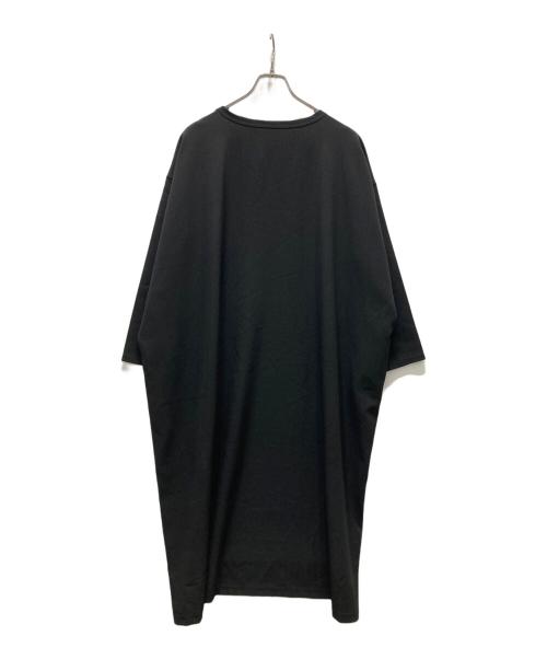 mizuiro-ind（ミズイロインド）mizuiro-ind (ミズイロインド) クルーネックロングワンピース ブラック サイズ:記載無しの古着・服飾アイテム