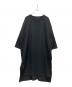 mizuiro-ind（ミズイロインド）の古着「クルーネックロングワンピース」｜ブラック