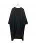 mizuiro-ind (ミズイロインド) クルーネックロングワンピース ブラック サイズ:記載無し：6000円