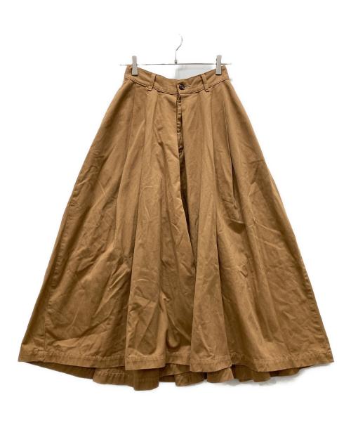 HARVESTY（ハーベスティー）HARVESTY (ハーベスティー) チノクロス カルメンキュロット ブラウン サイズ:2の古着・服飾アイテム