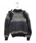 HYKE (ハイク) NORDIC FRINGE SWEATER ブラック サイズ:SIZE 1：9000円