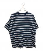 nonnativeノンネイティブ）の古着「CLERK S/S TEE COTTON JERSEY BORDER」｜ネイビー