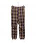 nonnative（ノンネイティブ）の古着「HIKER EASY PANTS COTTON TYPEWRITER TARTAN CHECK」｜ベージュ×パープル