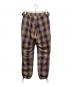 nonnative (ノンネイティブ) HIKER EASY PANTS COTTON TYPEWRITER TARTAN CHECK ベージュ×パープル サイズ:2：8000円