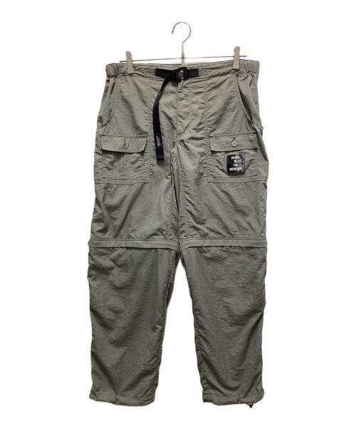 MOUNTAIN RESEARCH（マウンテンリサーチ）MOUNTAIN RESEARCH (マウンテンリサーチ) PILGRIM SURF+SUPPLY (ピルグリム サーフサプライ) Detachable Pants グレー サイズ:Lの古着・服飾アイテム