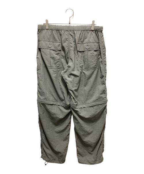 MOUNTAIN RESEARCH（マウンテンリサーチ）MOUNTAIN RESEARCH (マウンテンリサーチ) PILGRIM SURF+SUPPLY (ピルグリム サーフサプライ) Detachable Pants グレー サイズ:Lの古着・服飾アイテム