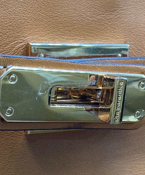 SITA PARANTICA（シータパランティカ）sita parantica (シータパランティカ) ストラップコンビバッグ ブラウンの古着・服飾アイテム