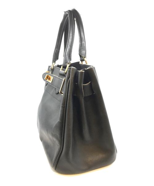 SITA PARANTICA（シータパランティカ）sita parantica (シータパランティカ) レザートートバッグ S ブラックの古着・服飾アイテム