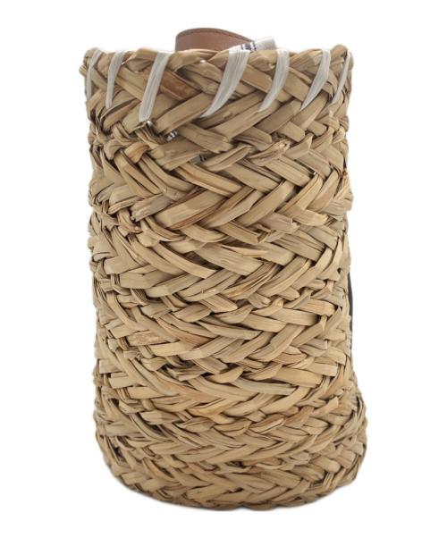 ANYA HINDMARCH（アニヤ・ハインドマーチ）ANYA HINDMARCH (アニヤ・ハインドマーチ) アイズバスケットスモール ナチュラルの古着・服飾アイテム