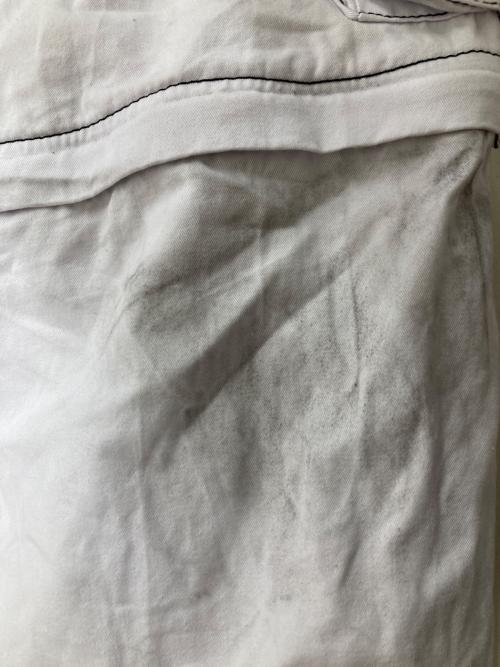TRIPP NYC（トリップニューヨークシティー）TRIPP NYC (トリップニューヨークシティー) PYRAMID STUD STRAP PANT ホワイト サイズ:XXSの古着・服飾アイテム