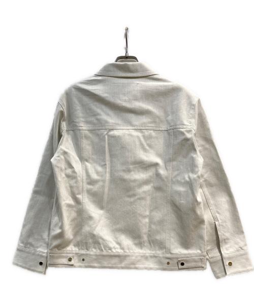 ebure（エブール）EBURE (エブール) リアクティブデニムGジャン ベージュ サイズ:36の古着・服飾アイテム