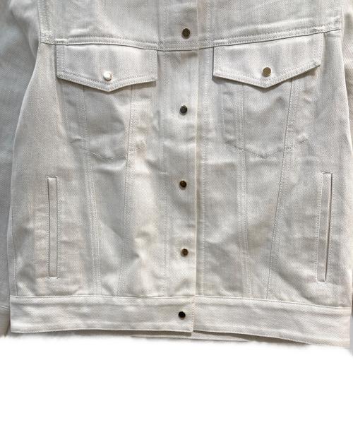 ebure（エブール）EBURE (エブール) リアクティブデニムGジャン ベージュ サイズ:36の古着・服飾アイテム