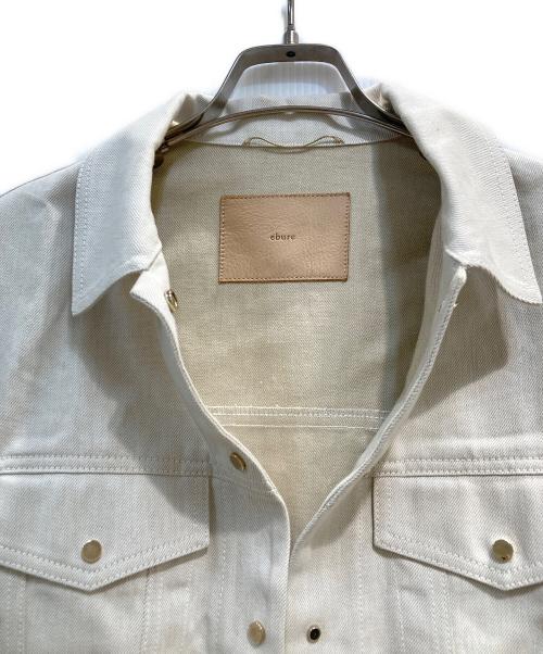 ebure（エブール）EBURE (エブール) リアクティブデニムGジャン ベージュ サイズ:36の古着・服飾アイテム