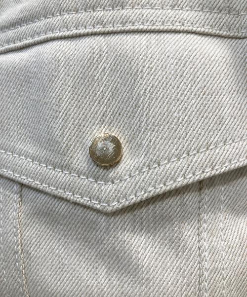 ebure（エブール）EBURE (エブール) リアクティブデニムGジャン ベージュ サイズ:36の古着・服飾アイテム