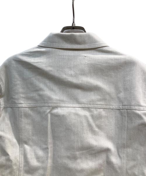 ebure（エブール）EBURE (エブール) リアクティブデニムGジャン ベージュ サイズ:36の古着・服飾アイテム