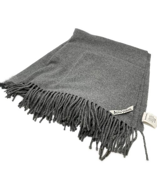 Acne studios（アクネ ストゥディオス）Acne studios (アクネ ストゥディオス) ウールマフラー グレーの古着・服飾アイテム