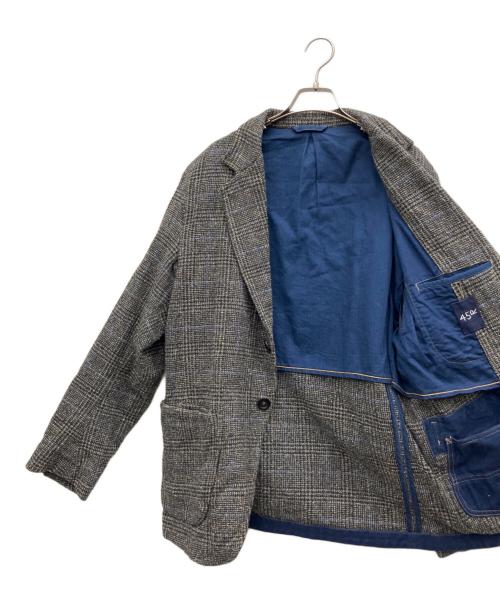 45R（フォーティファイブ・アール）45R (フォーティファイブ・アール) コットンツイードのASAMAジャケット グレー サイズ:SIZE2の古着・服飾アイテム