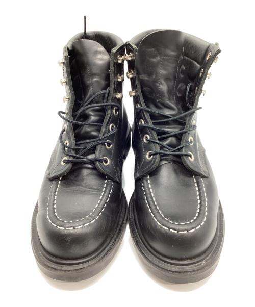 RED WING（レッドウィング）RED WING (レッドウィング) SUPERSOLE 6' MOC-TOE ブラック サイズ:6.5の古着・服飾アイテム