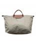LONGCHAMP（ロンシャン）の古着「折りたたみトートバッグ」｜グレー