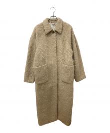 CLANE（クラネ）の古着「LONG SHAGGY LADY MAXI COAT」｜ベージュ
