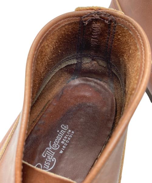 RUSSELL MOCCASIN（ラッセルモカシン）RUSSELL MOCCASIN (ラッセルモカシン) チャッカーブーツ ブラウン サイズ:実寸をご確認くださいの古着・服飾アイテム