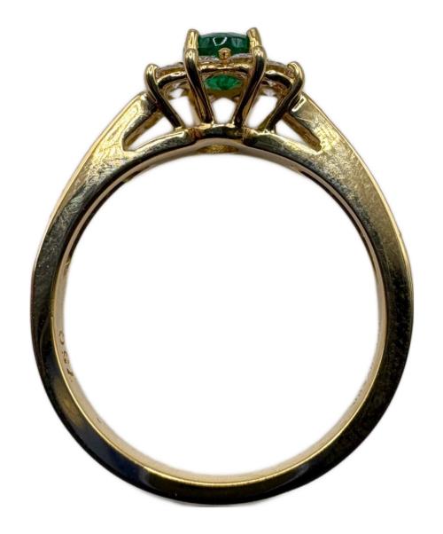 TIFFANY & Co.（ティファニー）Tiffany & Co. (ティファニー アンド コー) コンティニュアスロウリング/エメラルド×ダイヤモンド/K18YG/3.3g サイズ:-の古着・服飾アイテム