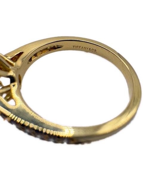 TIFFANY & Co.（ティファニー）Tiffany & Co. (ティファニー アンド コー) コンティニュアスロウリング/エメラルド×ダイヤモンド/K18YG/3.3g サイズ:-の古着・服飾アイテム