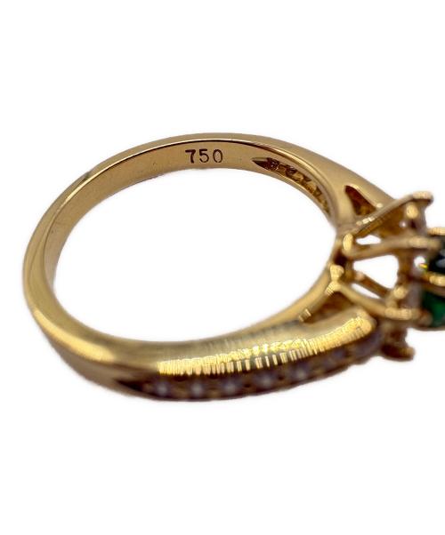 TIFFANY & Co.（ティファニー）Tiffany & Co. (ティファニー アンド コー) コンティニュアスロウリング/エメラルド×ダイヤモンド/K18YG/3.3g サイズ:-の古着・服飾アイテム