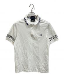 FRED PERRY×stussy（フレッドペリー×ステューシー）の古着「ポロシャツ」｜ホワイト