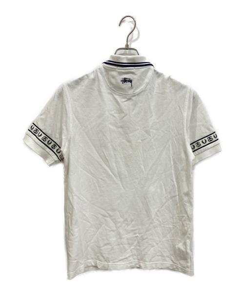 FRED PERRY（フレッドペリー）FRED PERRY (フレッドペリー) stussy (ステューシー) ポロシャツ ホワイト サイズ:Mの古着・服飾アイテム