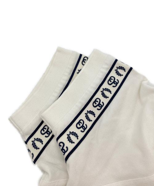 FRED PERRY（フレッドペリー）FRED PERRY (フレッドペリー) stussy (ステューシー) ポロシャツ ホワイト サイズ:Mの古着・服飾アイテム