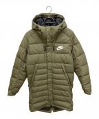 NIKEナイキ）の古着「ダウンコート　ベンチコート」｜オリーブ