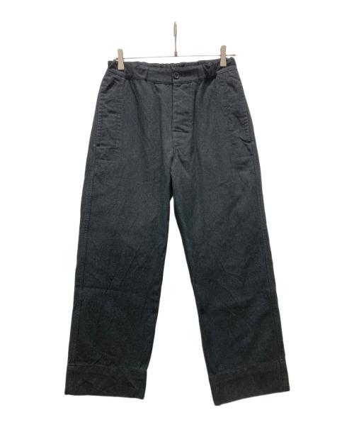 MHL（エムエイチエル）MHL (エムエイチエル) WOOL COTTON DRILL PANTS チャコールグレー サイズ:Sの古着・服飾アイテム