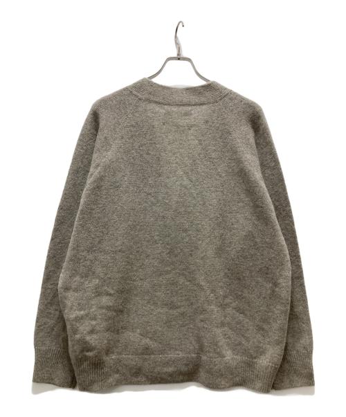 MHL（エムエイチエル）MHL (エムエイチエル) FINE SHETLAND ニットカーディガン ベージュ サイズ:Lの古着・服飾アイテム