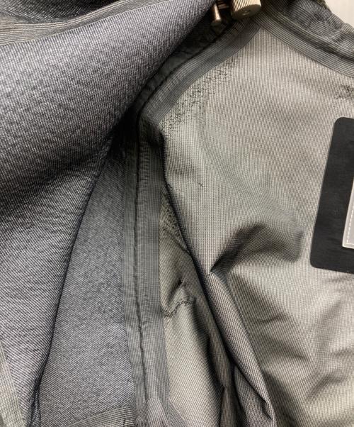 Aquascutum（アクアスキュータム）Aquascutum (アクアスキュータム) Harris Tweed (ハリスツイード) 切替ジャケット グレー サイズ:38の古着・服飾アイテム