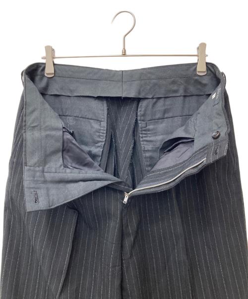 Y's for men（ワイズフォーメン）Y's for men (ワイズフォーメン) ストライプセットアップスーツ　MR-J91-201/MR-P94-201 ブラック サイズ: 4&5(L&LL)の古着・服飾アイテム