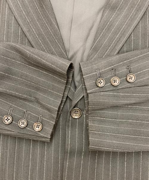 Y's for men（ワイズフォーメン）Y's for men (ワイズフォーメン) ストライプセットアップスーツ　MR-J91-201/MR-P94-201 ブラック サイズ: 4&5(L&LL)の古着・服飾アイテム