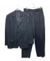 Y's for men（ワイズフォーメン）の古着「ストライプセットアップスーツ　MR-J91-201/MR-P94-201」｜ブラック